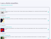 Tablet Screenshot of christstumbler.blogspot.com