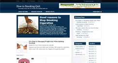 Desktop Screenshot of howsmokingquit.blogspot.com