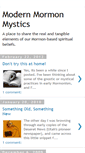Mobile Screenshot of mormonmystics.blogspot.com