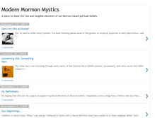 Tablet Screenshot of mormonmystics.blogspot.com