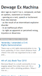 Mobile Screenshot of dewageexmachina.blogspot.com