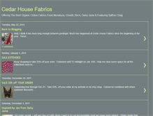 Tablet Screenshot of cedarhousefabrics.blogspot.com