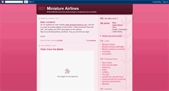 Desktop Screenshot of miniatureairlines.blogspot.com