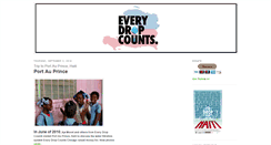 Desktop Screenshot of everydropcountschicago.blogspot.com