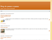 Tablet Screenshot of blogdopassoapasso.blogspot.com