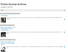 Tablet Screenshot of fictionexcerptarchives.blogspot.com