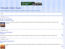 Tablet Screenshot of orlandodailydeals.blogspot.com