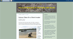 Desktop Screenshot of invasivespecieseast.blogspot.com