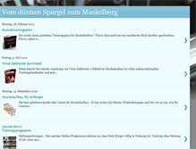 Tablet Screenshot of muskelberg.blogspot.com