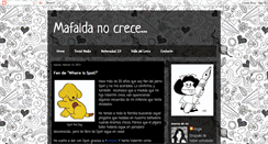 Desktop Screenshot of mafaldanocrece.blogspot.com
