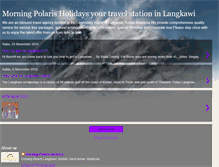 Tablet Screenshot of morningpolarisholidays.blogspot.com