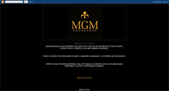 Desktop Screenshot of mgmadvogados.blogspot.com