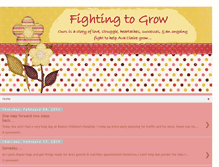 Tablet Screenshot of fightingtogrow.blogspot.com