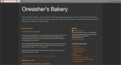 Desktop Screenshot of orwashersbakery.blogspot.com