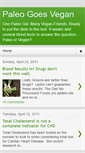 Mobile Screenshot of paleogoesvegan.blogspot.com