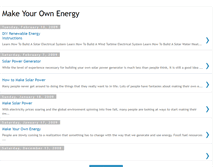 Tablet Screenshot of make-your-own-energy.blogspot.com