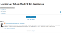 Tablet Screenshot of lincolnlawsba.blogspot.com