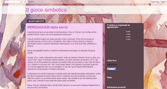 Desktop Screenshot of ilgiocosimbolico.blogspot.com