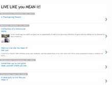 Tablet Screenshot of liveitmeanit.blogspot.com