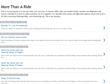 Tablet Screenshot of morethanaride.blogspot.com