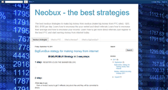 Desktop Screenshot of neobux-best-strategy.blogspot.com