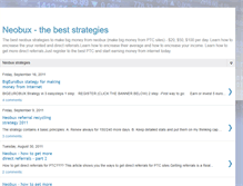 Tablet Screenshot of neobux-best-strategy.blogspot.com
