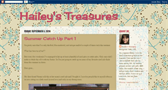 Desktop Screenshot of haileys-treasures.blogspot.com