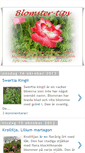 Mobile Screenshot of blomster-tips.blogspot.com