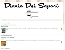 Tablet Screenshot of diariodeisapori.blogspot.com