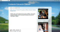 Desktop Screenshot of educacioncalzada.blogspot.com