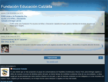 Tablet Screenshot of educacioncalzada.blogspot.com