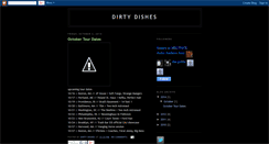 Desktop Screenshot of dirtydishesband.blogspot.com