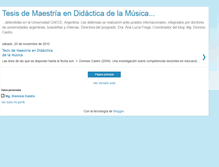 Tablet Screenshot of maestriaendidacticadelamusica.blogspot.com