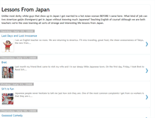 Tablet Screenshot of lessonsfromjapan.blogspot.com