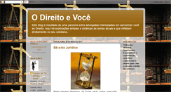 Desktop Screenshot of odireitoevoc.blogspot.com