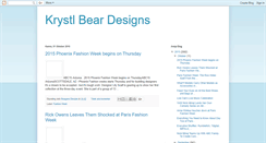 Desktop Screenshot of krystlbeardesigns.blogspot.com