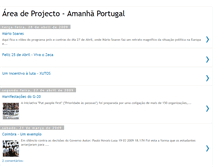 Tablet Screenshot of amanhaportugal.blogspot.com