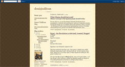 Desktop Screenshot of denisjsullivan.blogspot.com