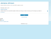 Tablet Screenshot of jamaicajohnson.blogspot.com