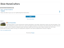 Tablet Screenshot of dixiehomecrafters.blogspot.com