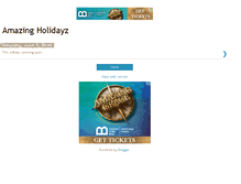 Tablet Screenshot of amazingholidayz.blogspot.com