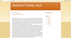 Desktop Screenshot of jacksonfamilyjoys.blogspot.com