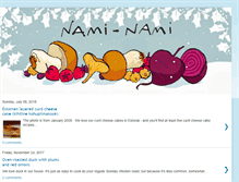 Tablet Screenshot of nami-nami.blogspot.com