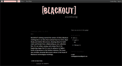 Desktop Screenshot of clothingbyblackout.blogspot.com