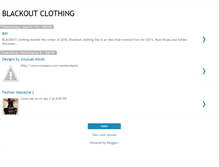 Tablet Screenshot of clothingbyblackout.blogspot.com