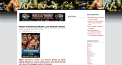 Desktop Screenshot of fight-sports-underground.blogspot.com