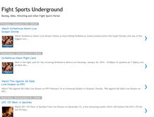 Tablet Screenshot of fight-sports-underground.blogspot.com