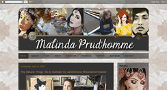 Desktop Screenshot of malindaprudhomme.blogspot.com
