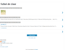 Tablet Screenshot of futboldeclasedomingo.blogspot.com