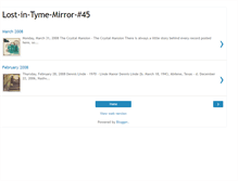 Tablet Screenshot of lost-in-the-correct-tyme.blogspot.com